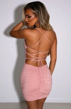 Y.Z Tati Mini Dress - Mauve NEW ARRIVALS