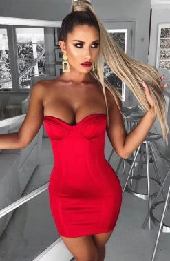 C.F Tegan Mini Dress - Red