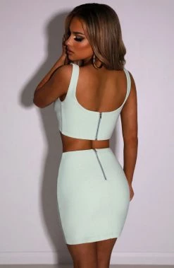 M.T Tia Mini Skirt - Mint