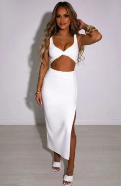 M.T Teliyah Crop - White