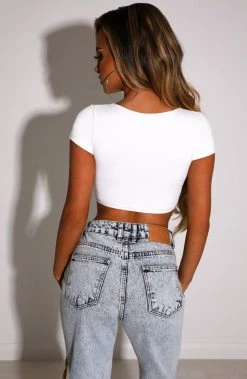 L.F Trixie Crop - White