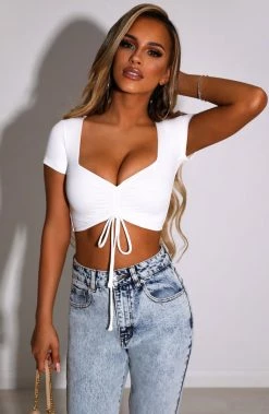 L.F Trixie Crop - White