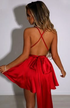 C.F Unconditional Love Playsuit - Red