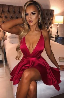 C.F Unconditional Love Playsuit - Red