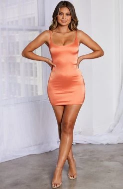 S.D Veronika Mini Dress - Orange