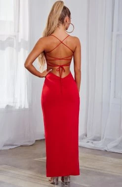 S.D Victoria Maxi Dress - Red