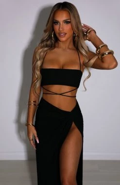 L.F Vivianna Maxi Skirt - Black