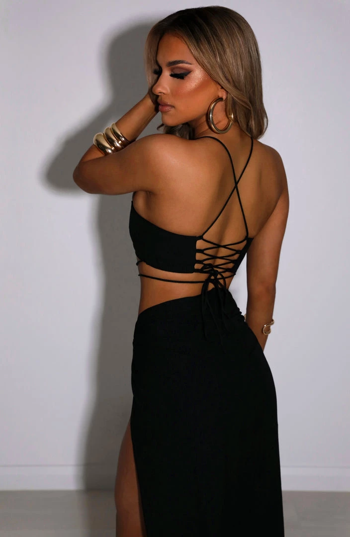 L.F NEW ARRIVALS Vivianna Top - Black