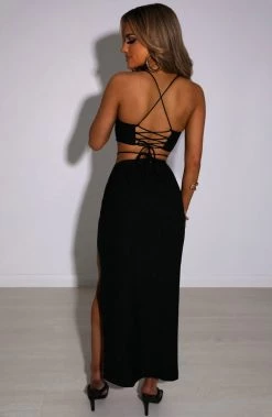 L.F NEW ARRIVALS Vivianna Top - Black