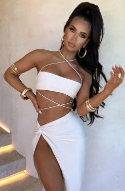 L.F NEW ARRIVALS Vivianna Top - Beige