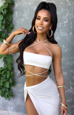 L.F NEW ARRIVALS Vivianna Top - Beige