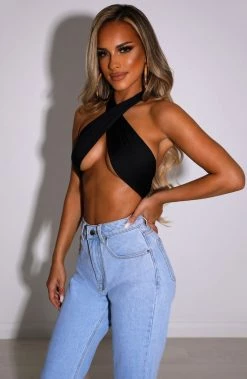 L.F NEW ARRIVALS Xavia Top - Black