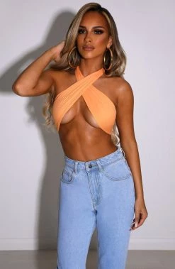 L.F Xavia Top - Tangerine BACK IN