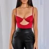 S.D Yasmine Bodysuit - Red CLOTHING