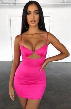 S.D Yasmine Mini Dress - Hot Pink