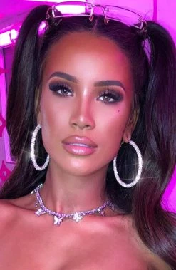 L.F Natalie Hoop Earrings - Silver NEW ARRIVALS