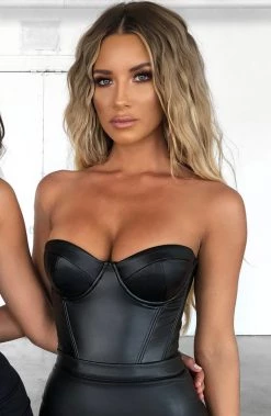 S.D Sky Bodysuit - Black