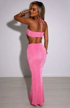 B.D Elita Maxi Skirt - Hot Pink NEW ARRIVALS
