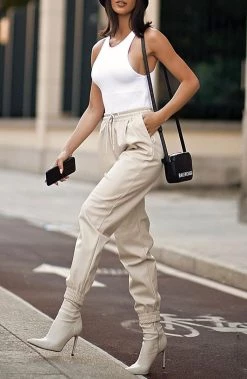 L.F Jordyn Pants - Cream NEW ARRIVALS