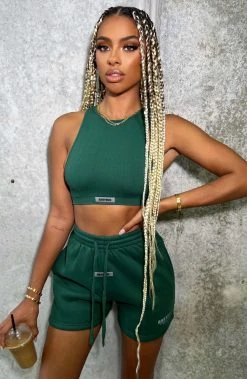 M.T Cora Luxe Shorts - Emerald NEW ARRIVALS