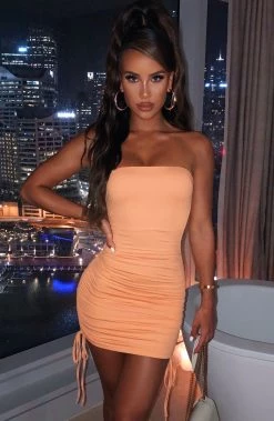 M.T Adelle Mini Dress - Tangerine