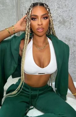 S.L NEW ARRIVALS Kami Luxe Crop - White