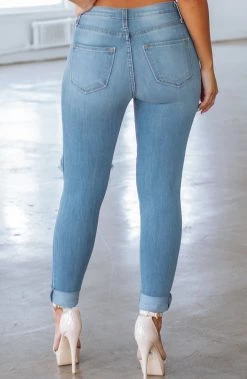 V.B Leah Jeans - Medium Blue