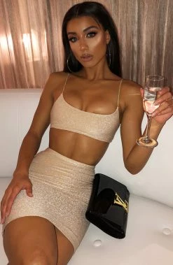 F.I Rumi Top - Gold Sparkle