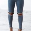 J.T Bottoms Dana Jeans - Light Blue