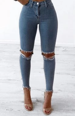 J.T Bottoms Dana Jeans - Light Blue