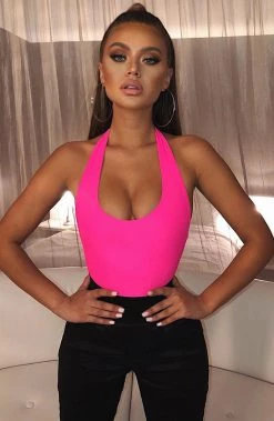 L.F Naomi Bodysuit - Hot Pink NEW ARRIVALS
