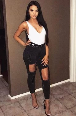 Babyboo Fashion Honey Crush Jeans - Black Denim