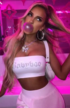 Z.Y NEW ARRIVALS Lailani Diamante Bandeau - White