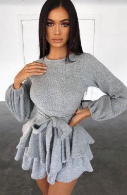 L.F NEW ARRIVALS Valentina Playsuit - Grey